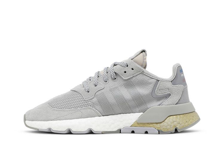 adidas Nite Jogger Grey Two Gold Metallic - Image 3