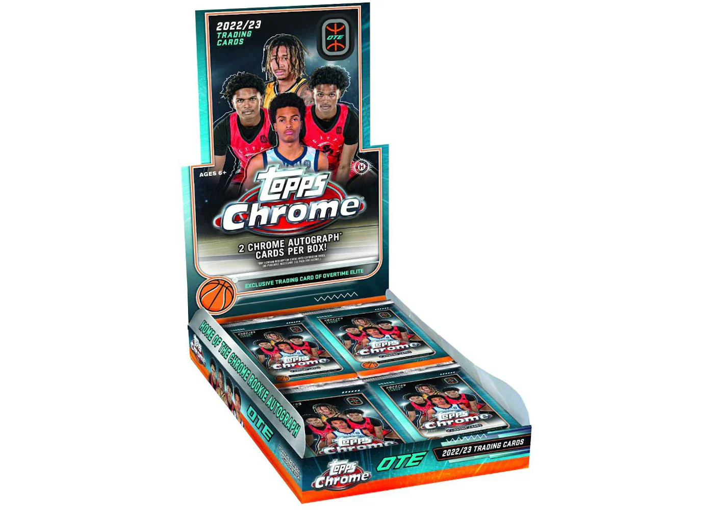 2022-23 Topps Chrome Overtime Elite Basketball Hobby Box