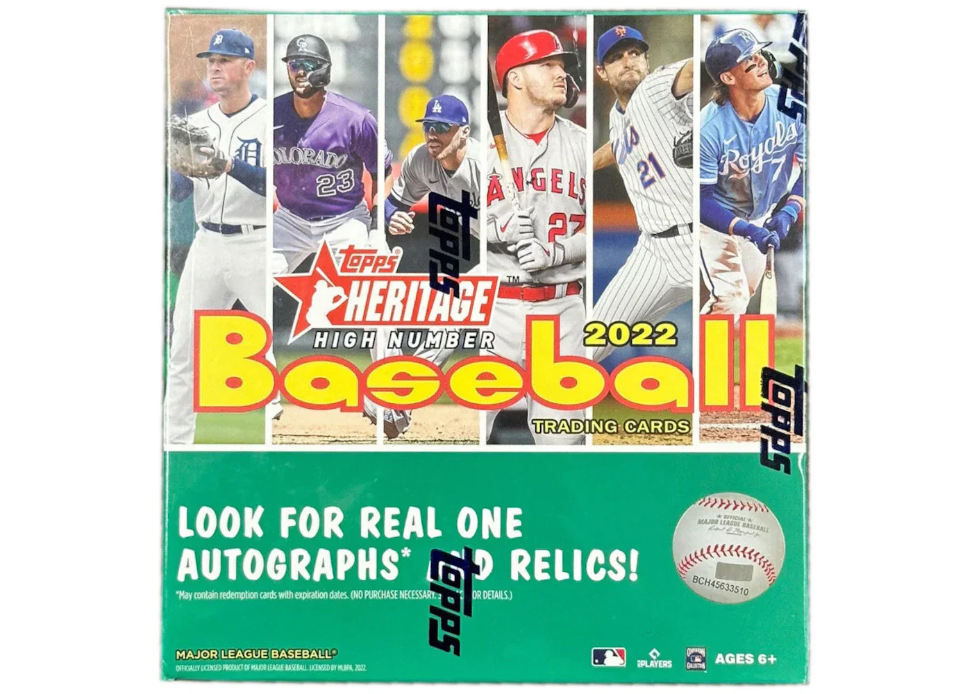 2022 Topps Heritage High Number Baseball Mega Box