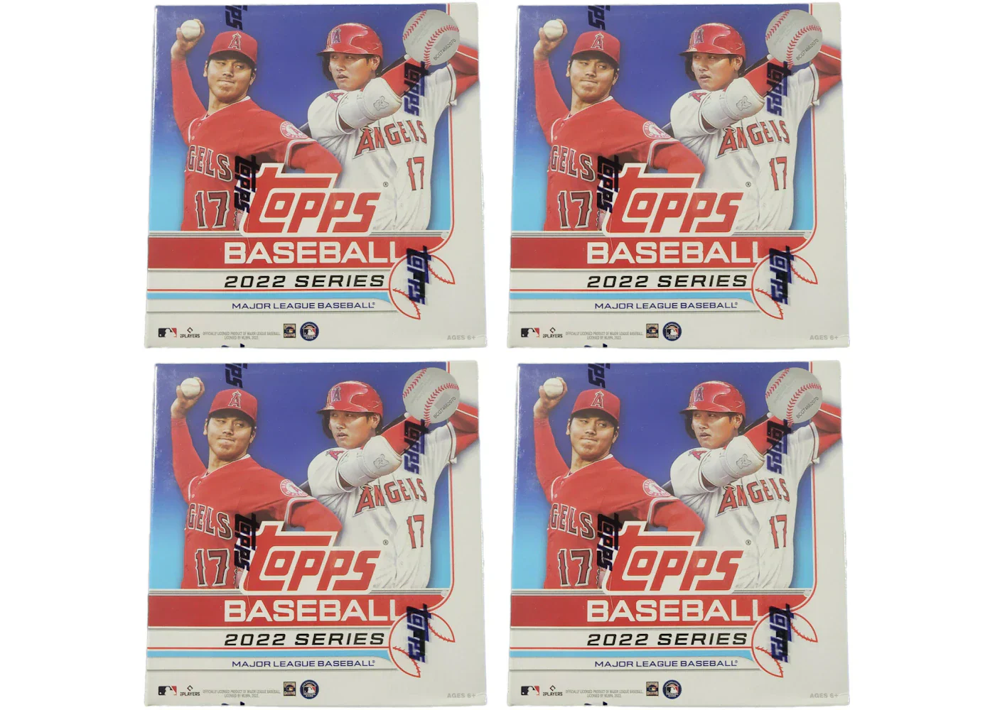 2022 Topps Series 1 Baseball Walmart Mega Box (Square Box) 4x Lot
