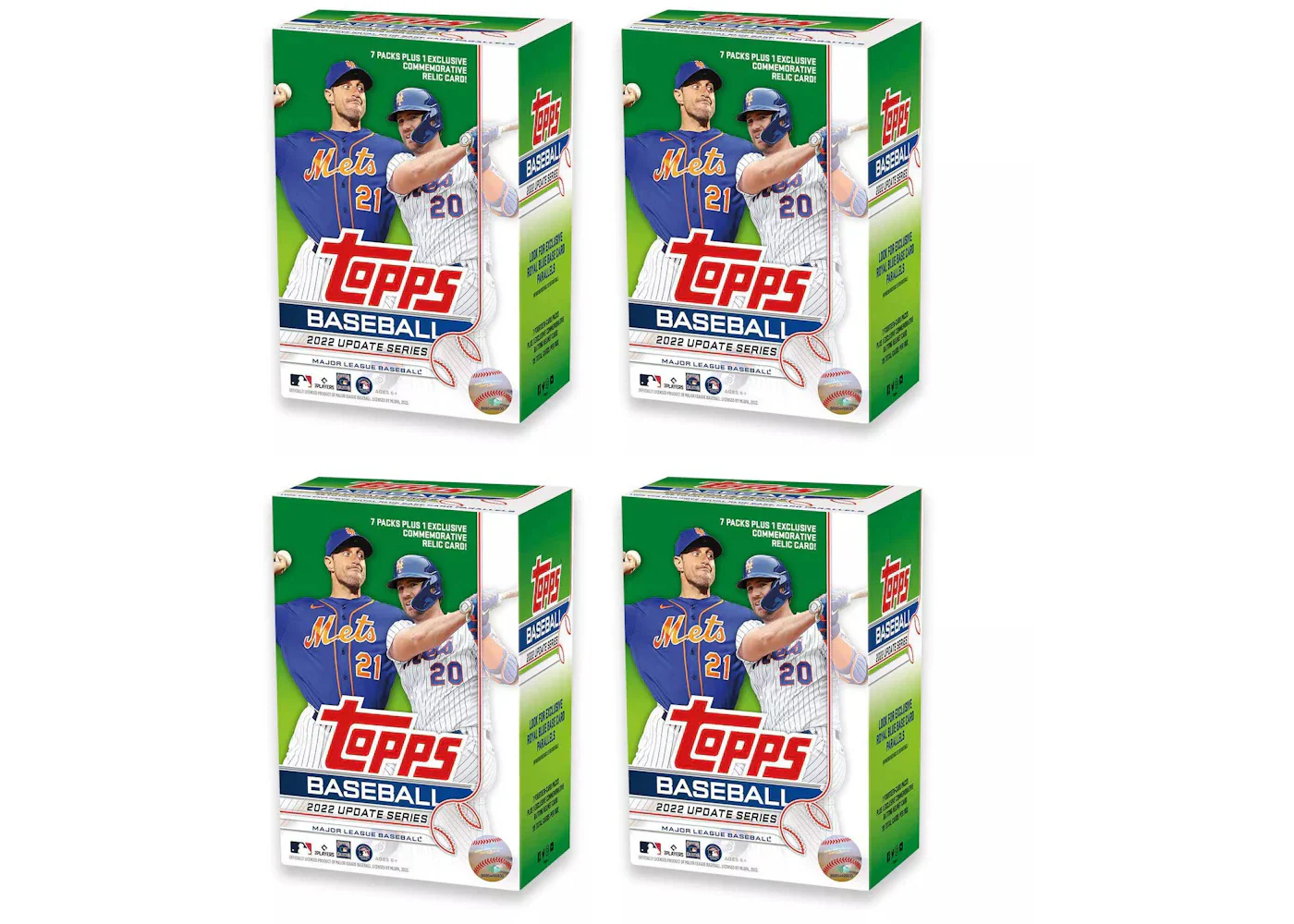 2022 Topps Update Series Baseball Blaster Box 4x Lot