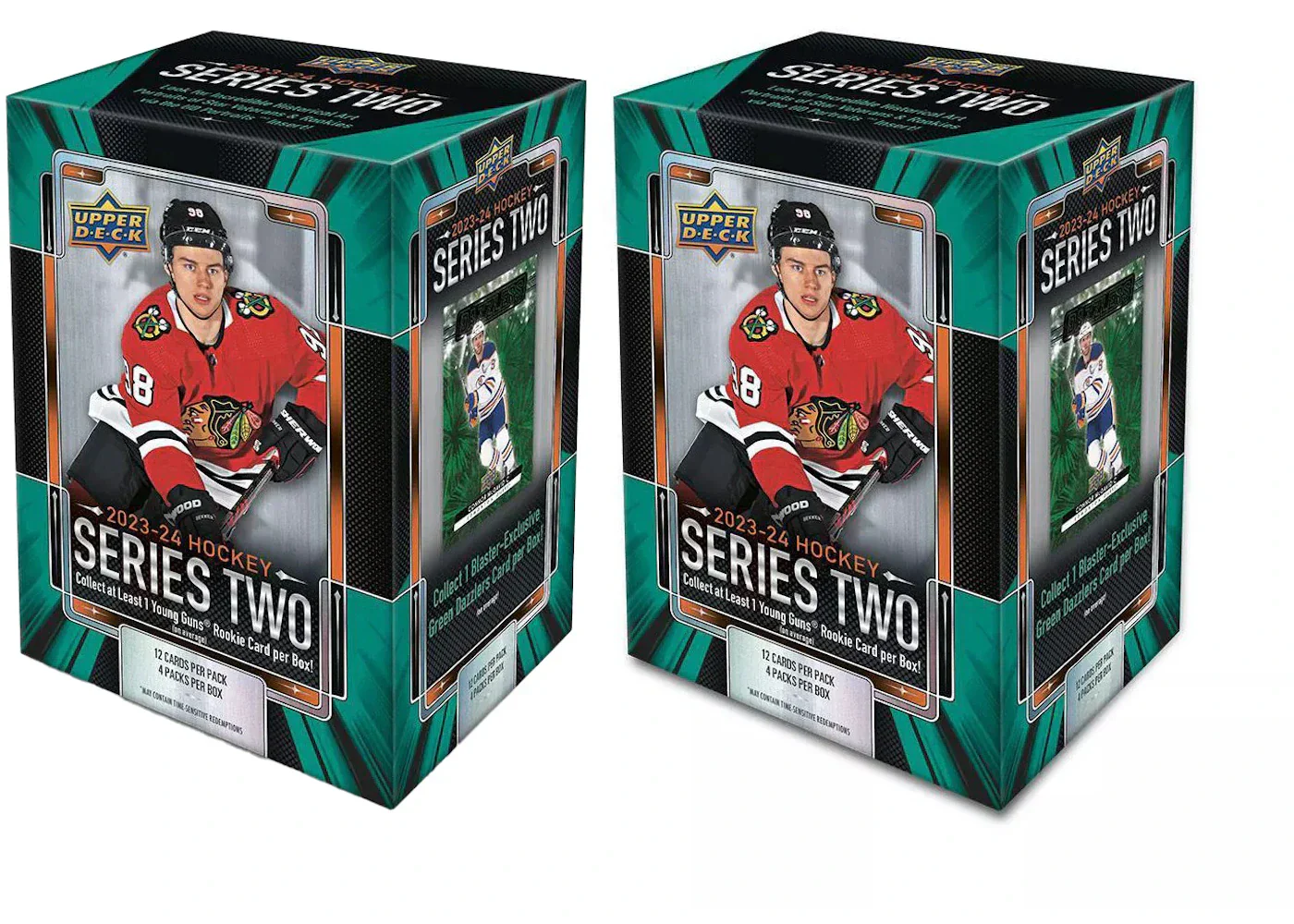 2023-24 Upper Deck Series 2 Hockey Blaster Box 2x Lot