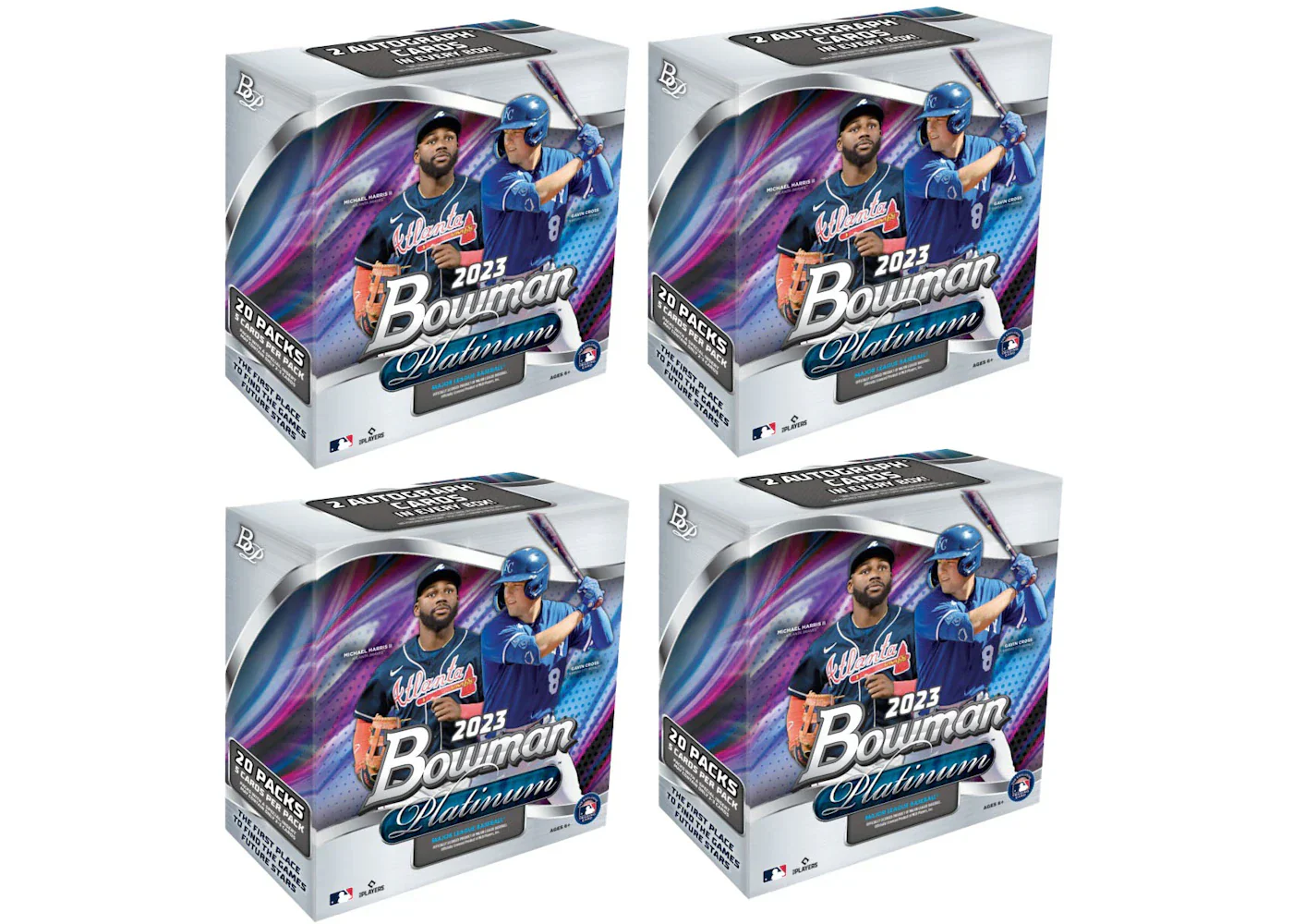2023 Topps Bowman Platium Baseball Monster Box 4x Lot