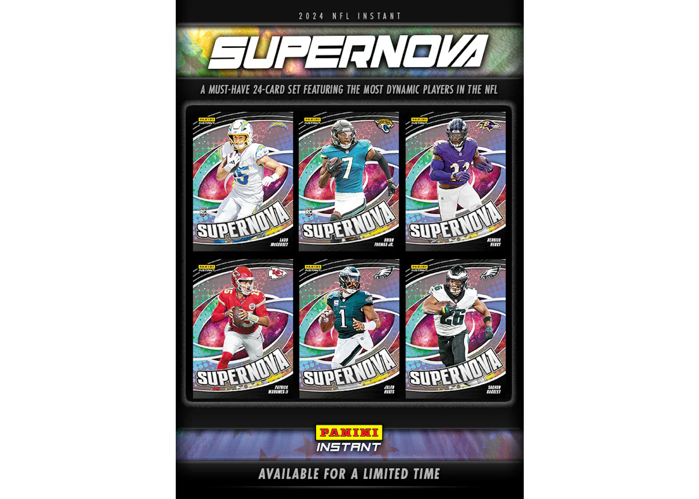 2024 Panini Instant Supernova NFL Base Set