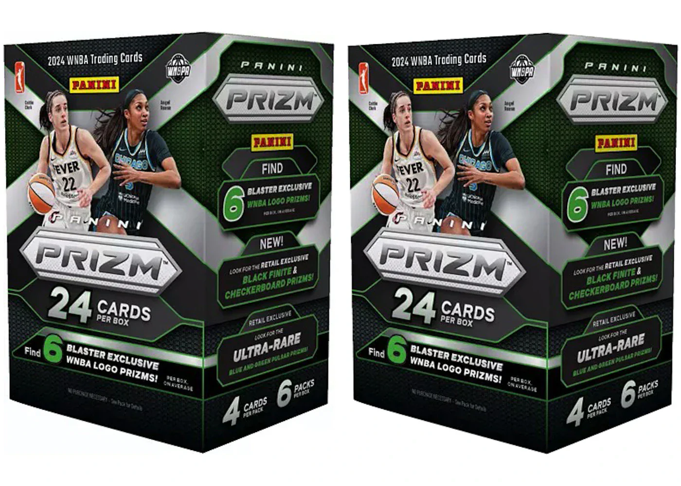 2024 Panini Prizm WNBA Logo Blaster Box 2x Lot