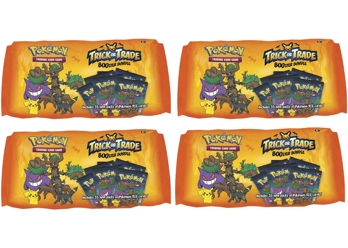 2024 Pokémon Trick or Trade Halloween BOOster Bundle (35 Pack) 4x Lot