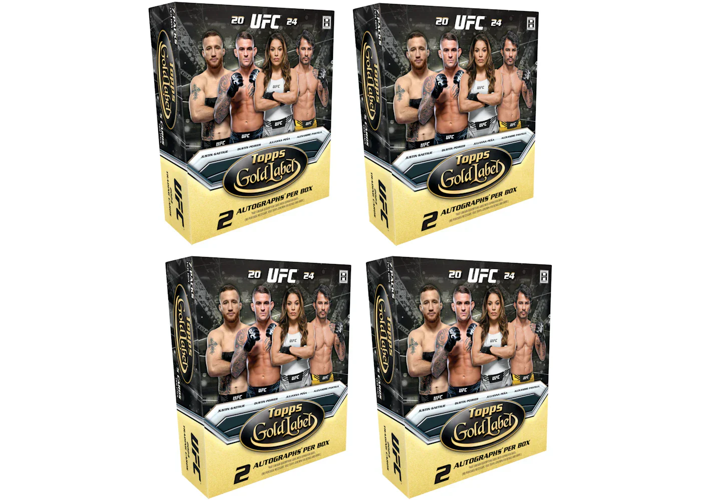 2024 Topps Gold Label UFC Hobby Box 4x Lot