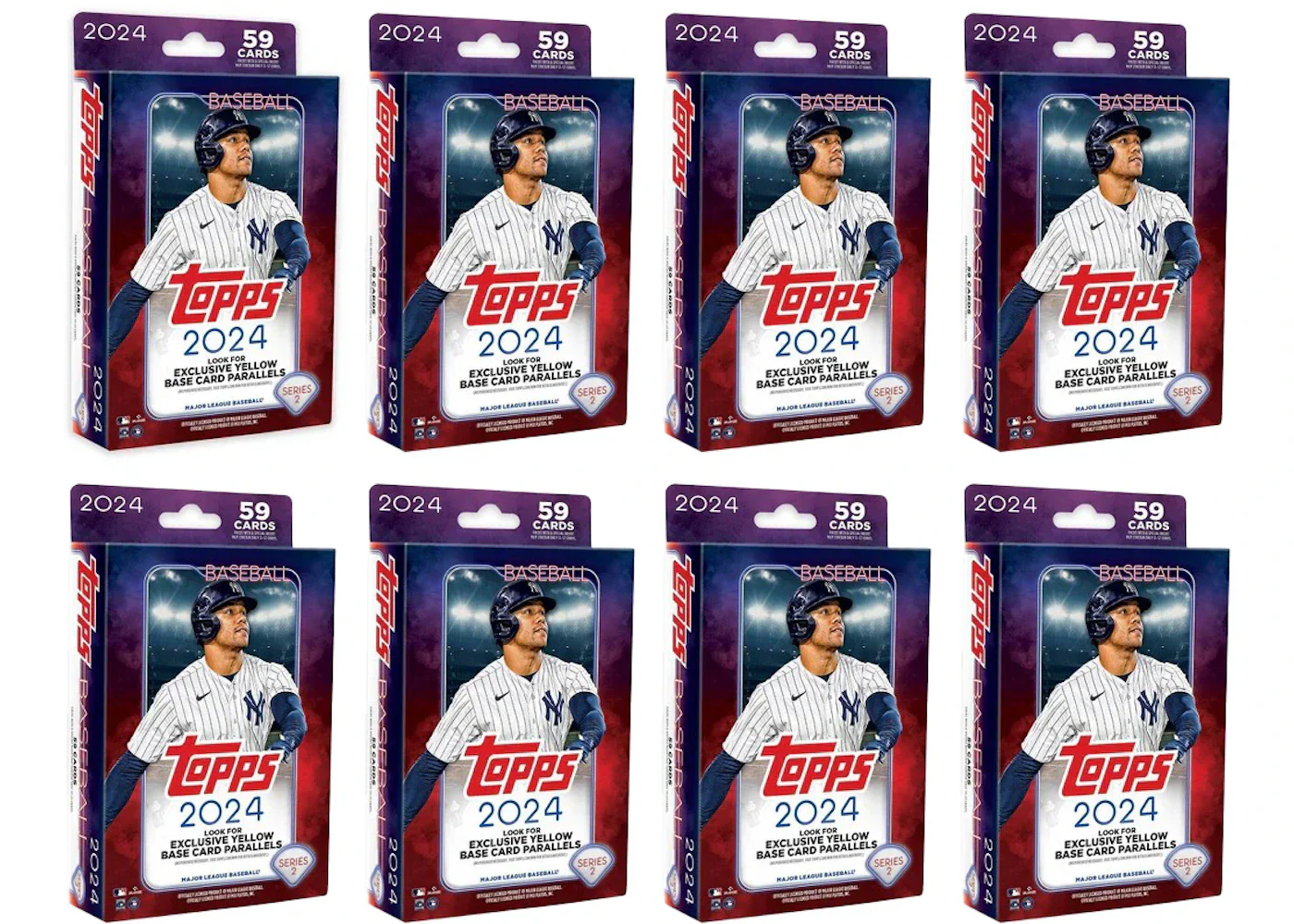 2024 Topps Series 2 Baseball Hanger Box 8x Lot