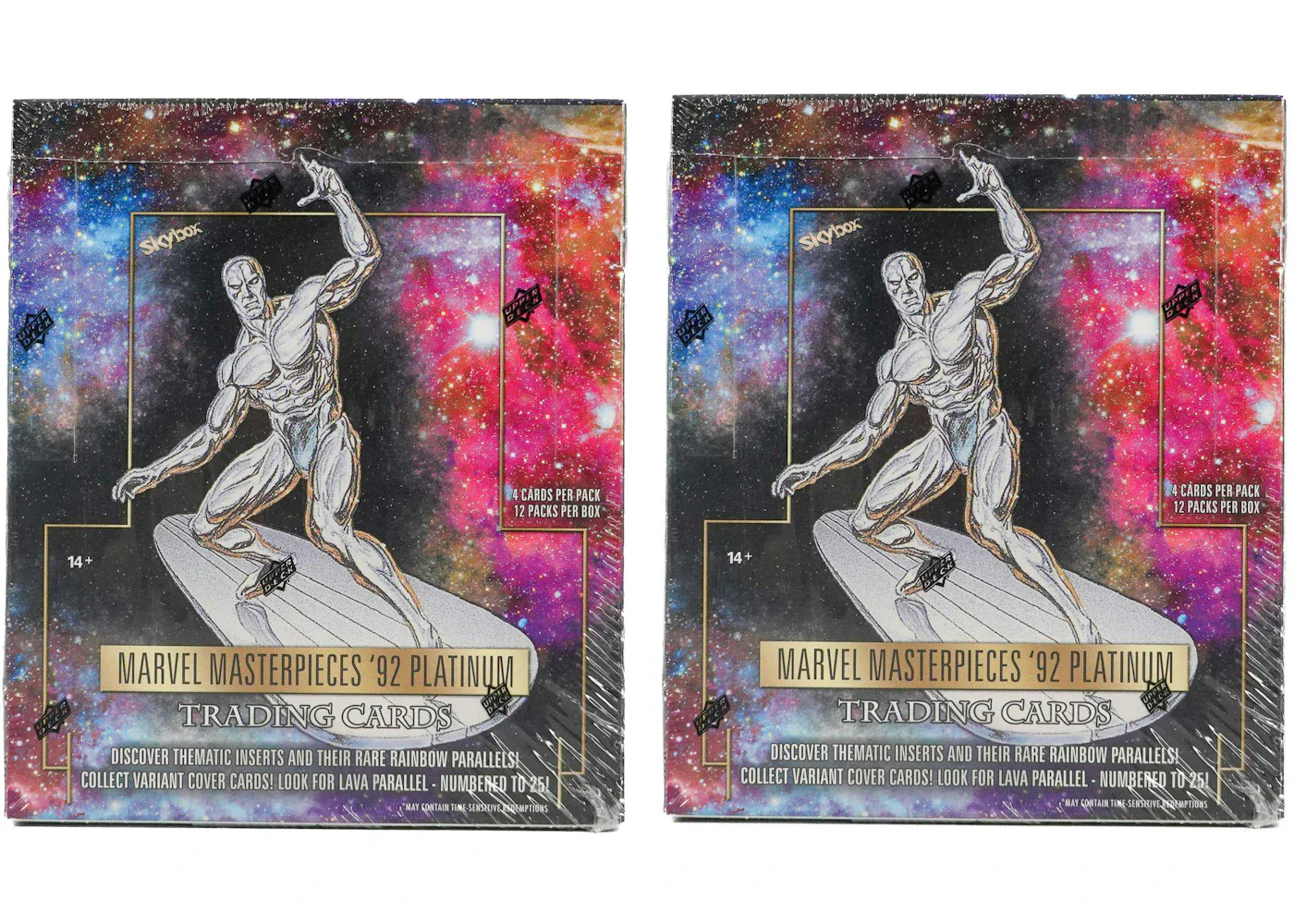 2024 Upper Deck Marvel Masterpiece 92 Platinum Hobby Box 2x Lot