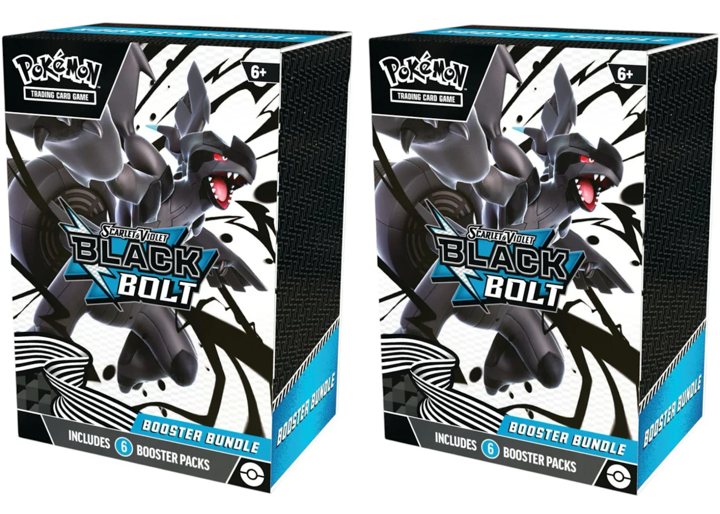 2025 Pokémon Scarlet & Violet Black Bolt Booster Bundle 2x Lot