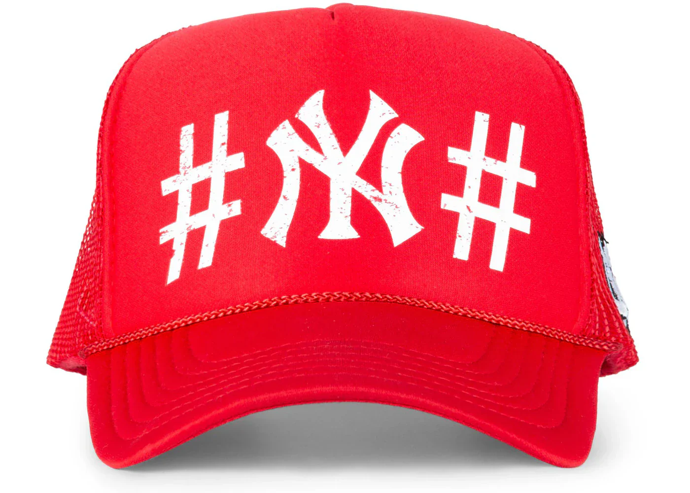 40 New York #NY# Trucker Hat Red