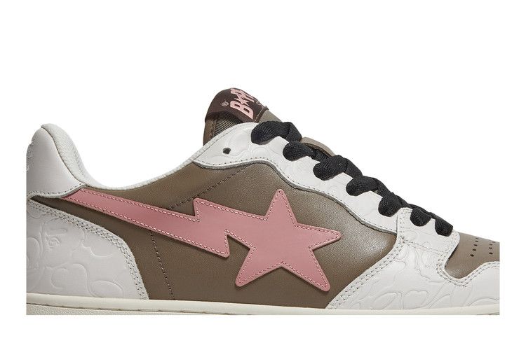 A Bathing Ape Bape Court Sta Brown Pink - Image 2