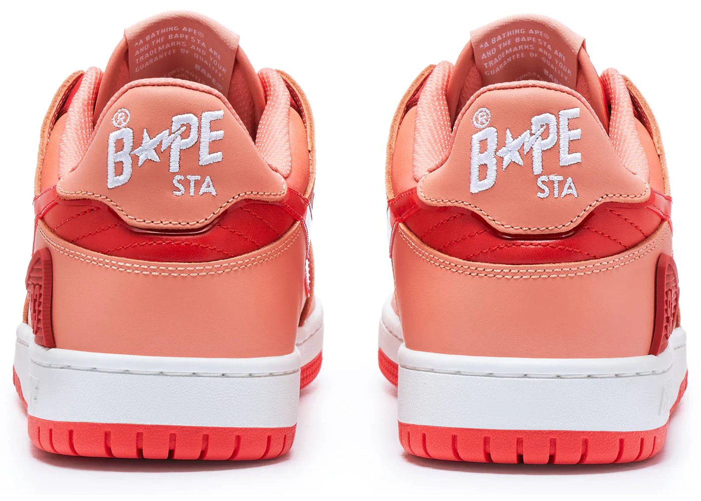 A Bathing Ape Bape SK8 Sta Red Gradation - Image 2
