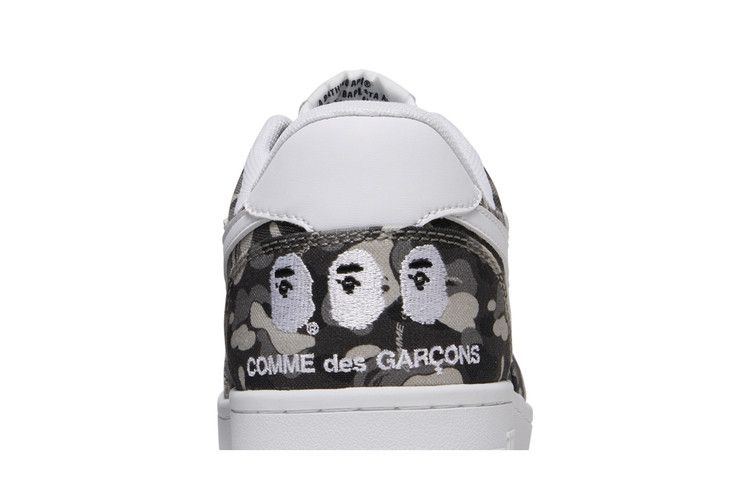 A Bathing Ape Bape Sta Comme Des Garcons White Camo - Image 7