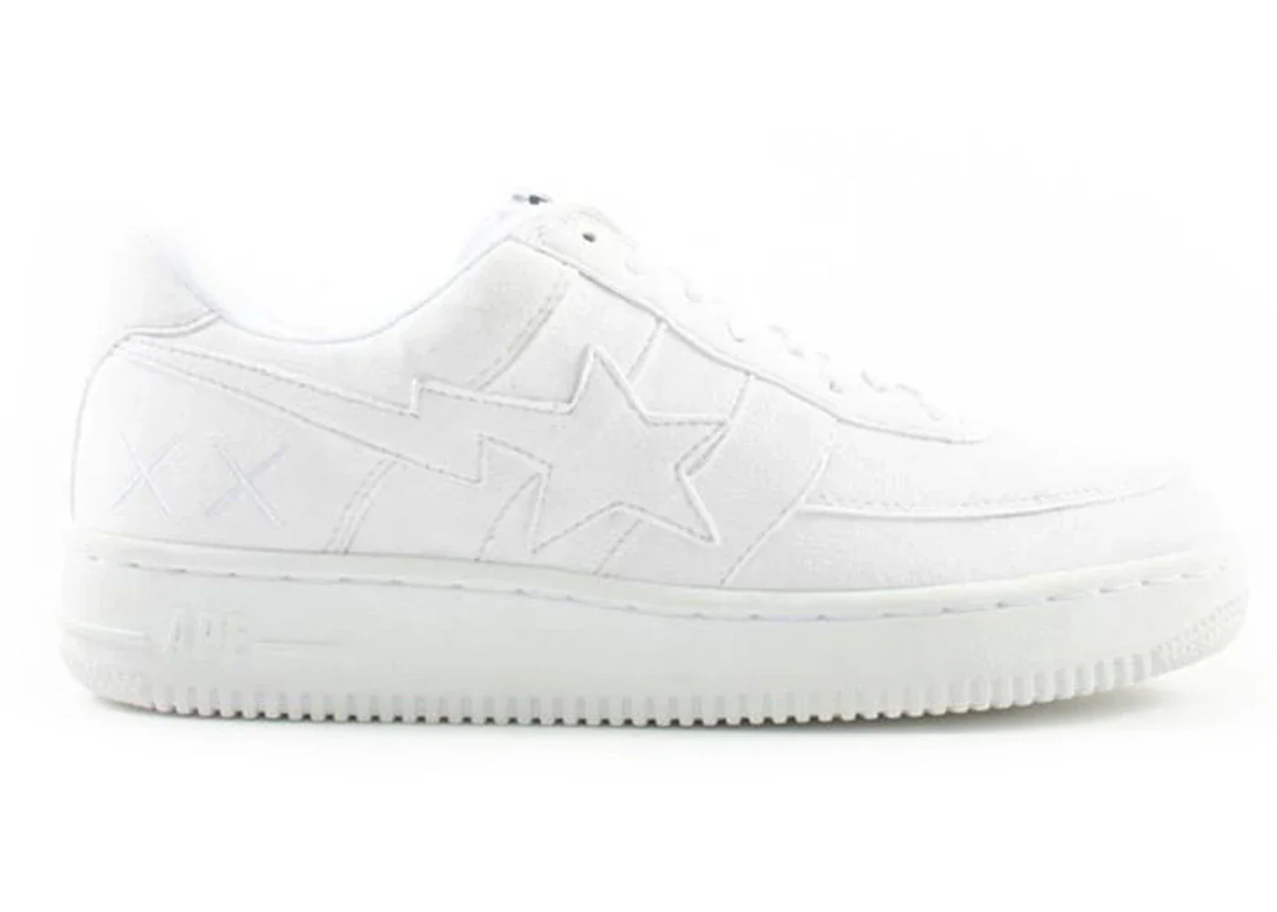 A Bathing Ape Bape Sta Low KAWS White Suede