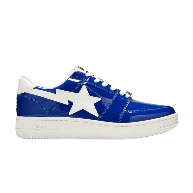 A Bathing Ape Bape Sta Low Patent Blue