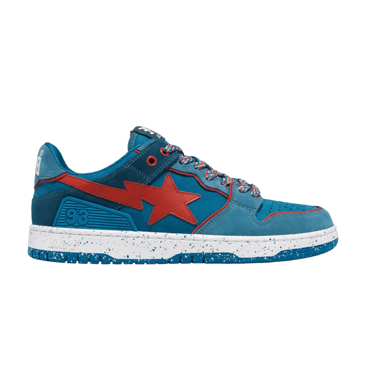 A Bathing Ape Sk8 Sta #7 M2 Outdoor Pack Blue Red