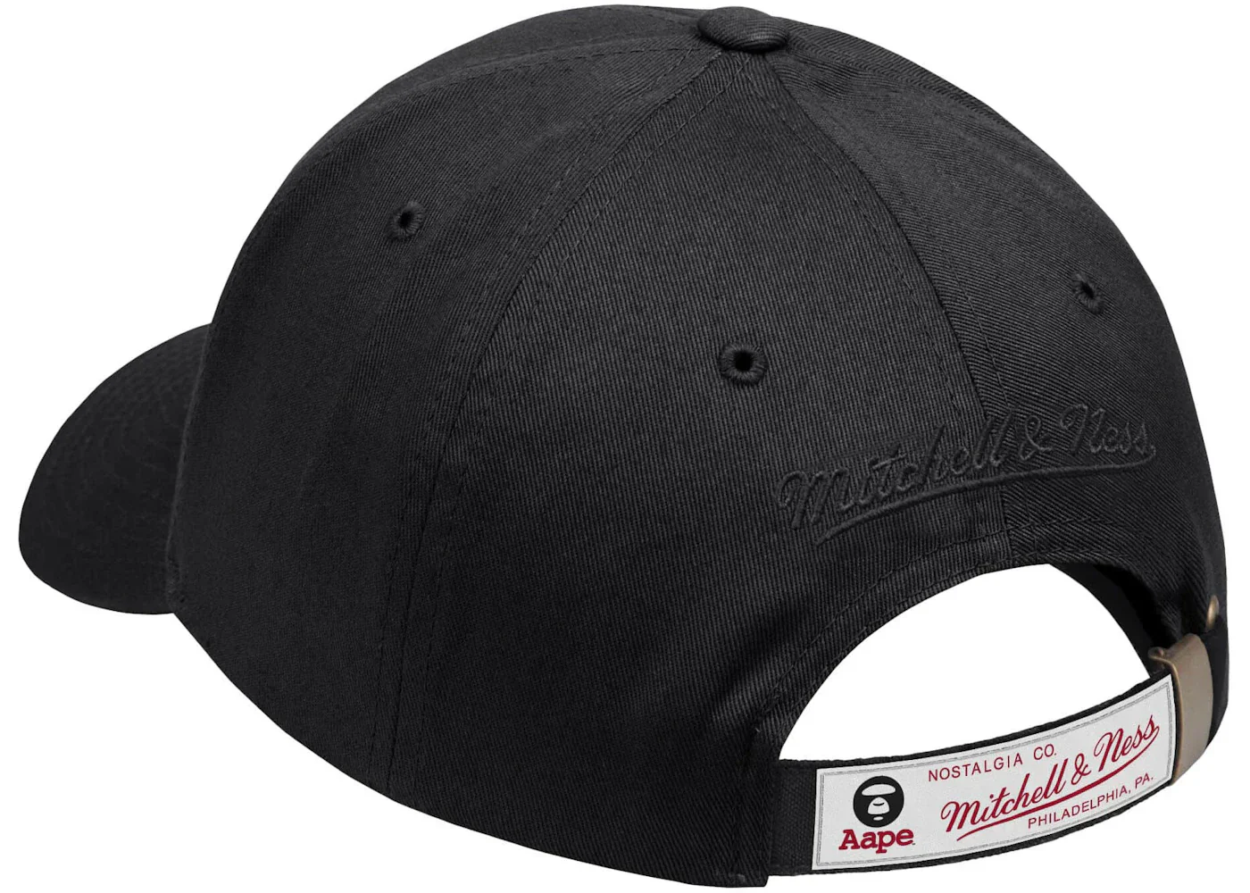 Aape x Mitchell & Ness Los Angeles Lake Strapback Hat Black - Image 2