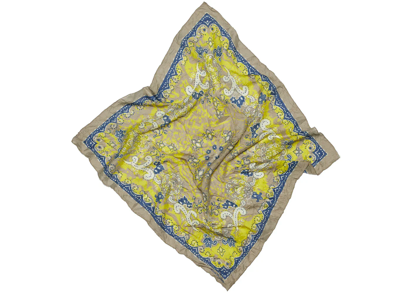 Acne Studios Bandana Scarf Mud Grey