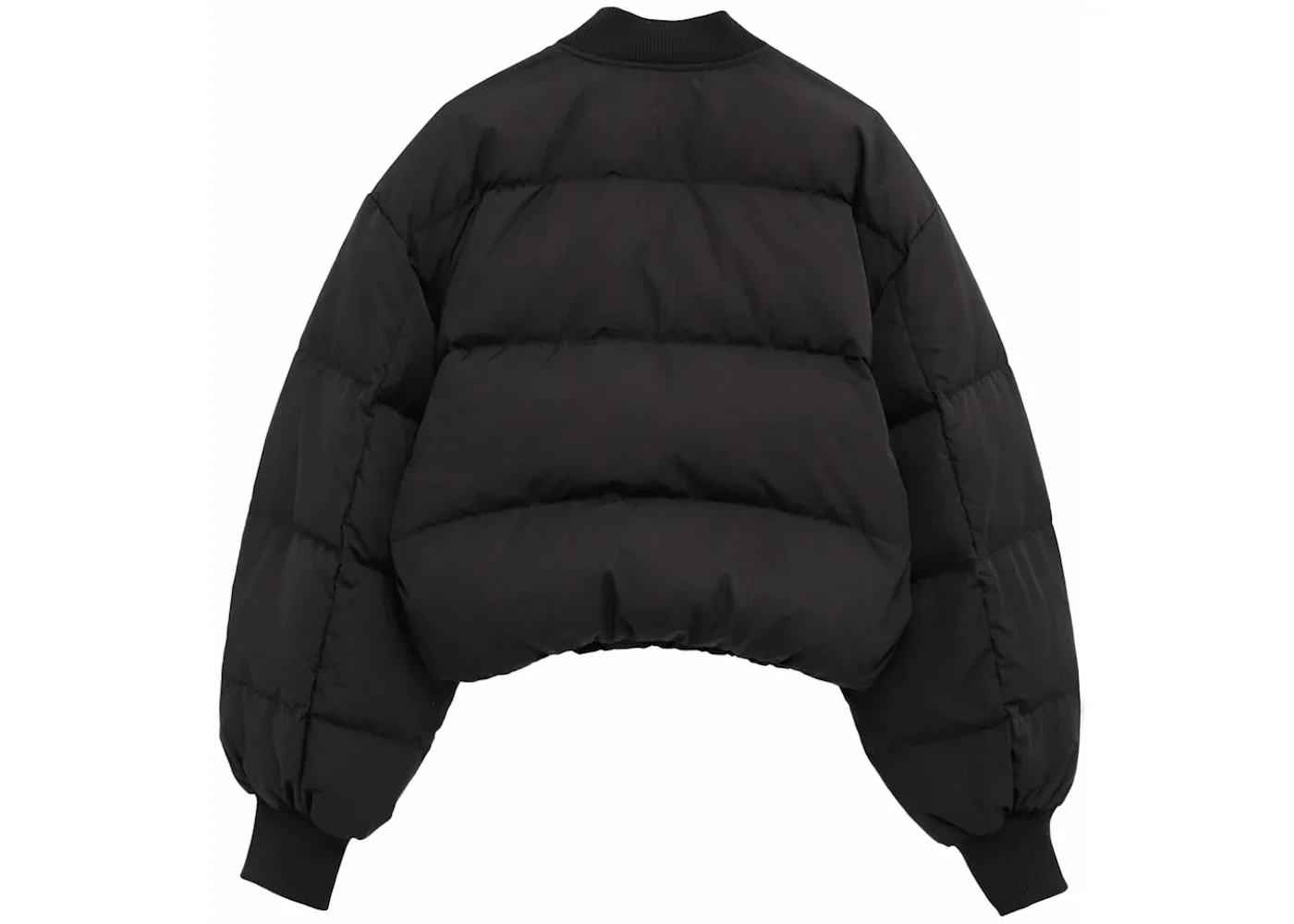 Acne Studios Bomber Puffer Jacket Washed Black 969 - Image 2