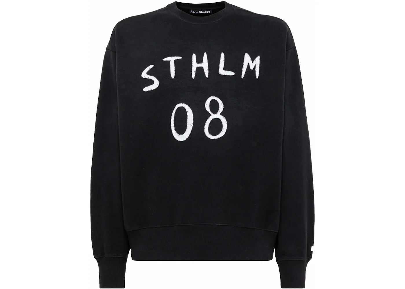 Acne Studios Crew Neck Sweatshirt Carbon Grey