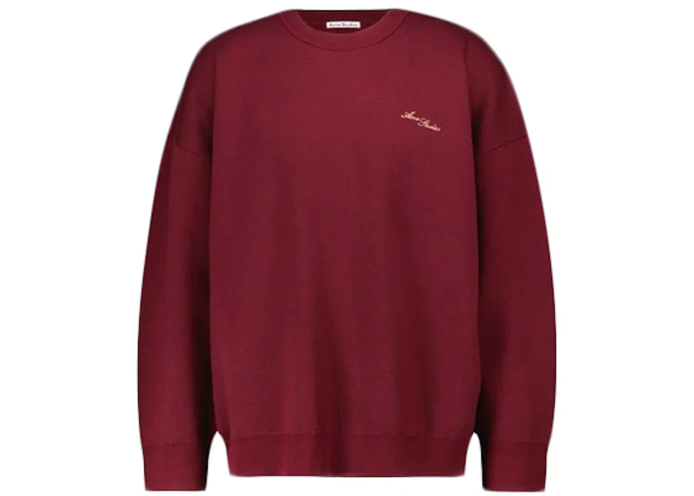 Acne Studios Crewneck Sweater Cherry Red