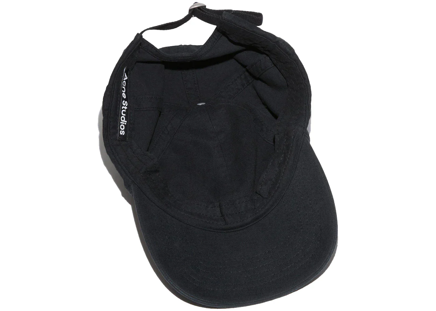Acne Studios Face Logo Baseball 6-Panel Cap Black - Image 2