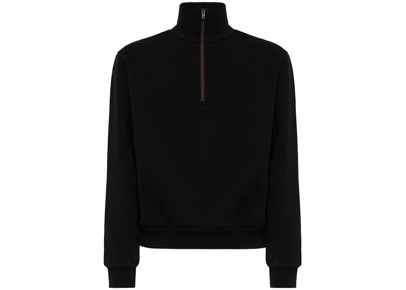 Acne Studios Half Zip Sweatshirt Black