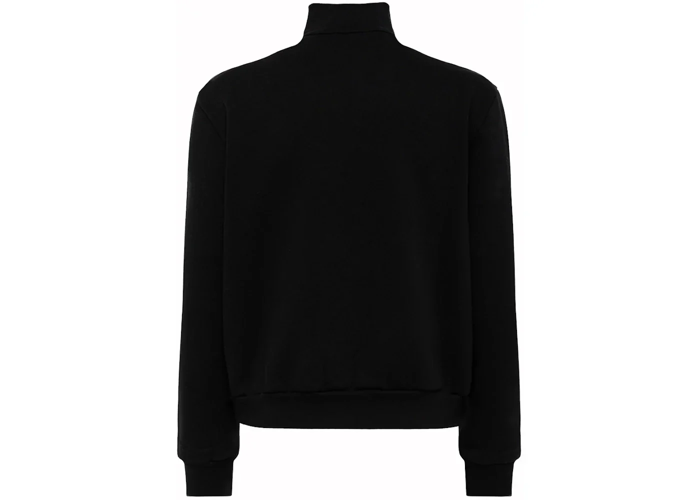 Acne Studios Half Zip Sweatshirt Black - Image 3