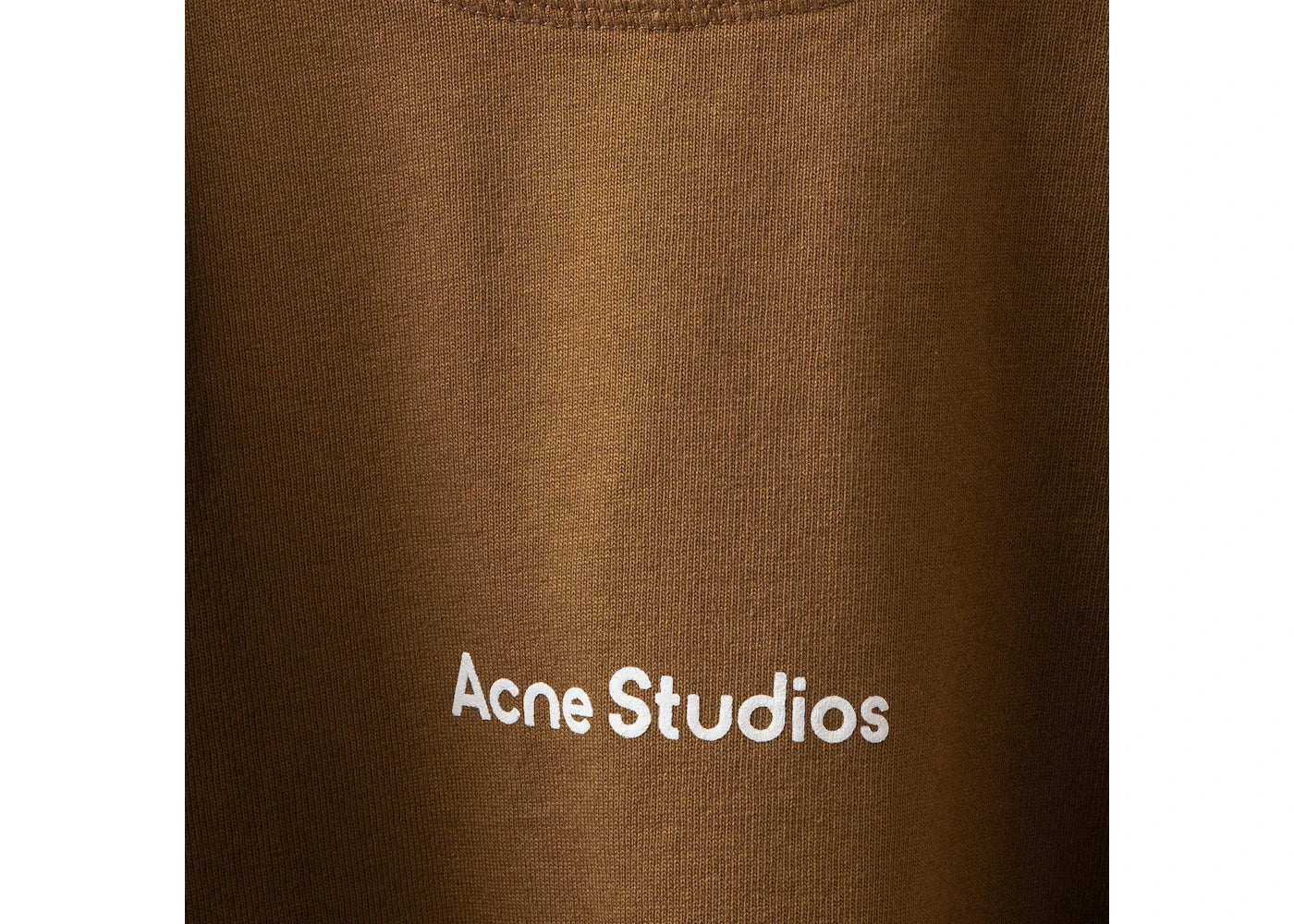 Acne Studios Heavy T-Shirt Mud Beige - Image 2