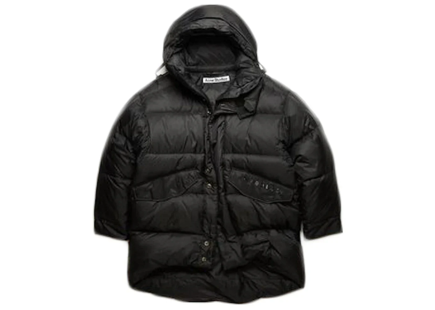 Acne Studios Hooded Down Coat Coat Black
