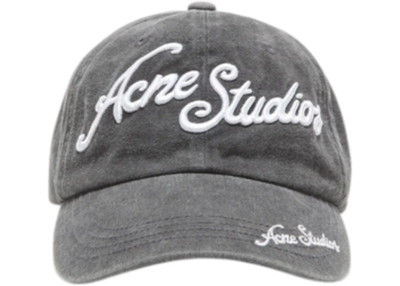 Acne Studios Logo Baseball Cap Black