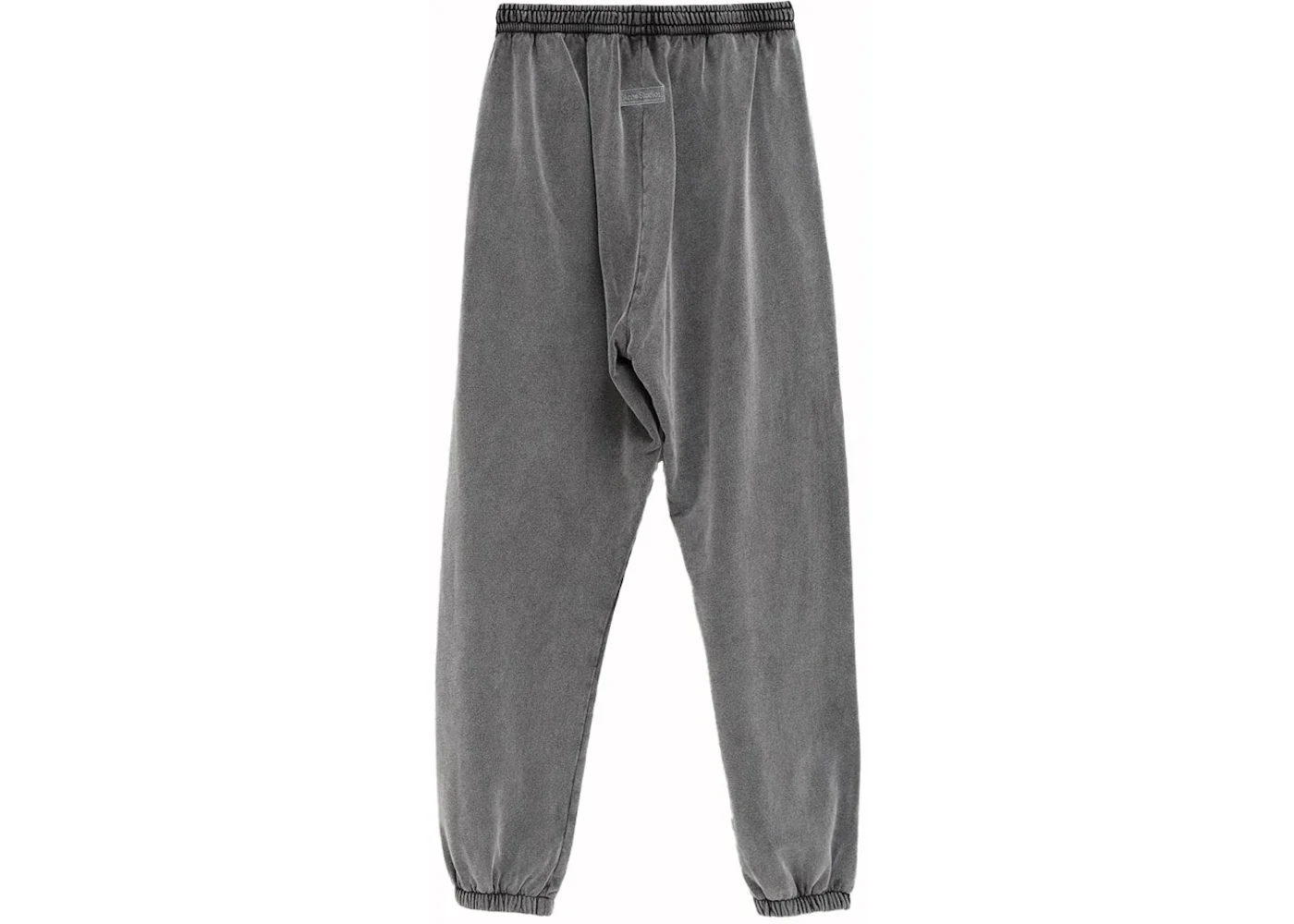 Acne Studios Logo Sweatpants Faded Black Bm0 - Image 2