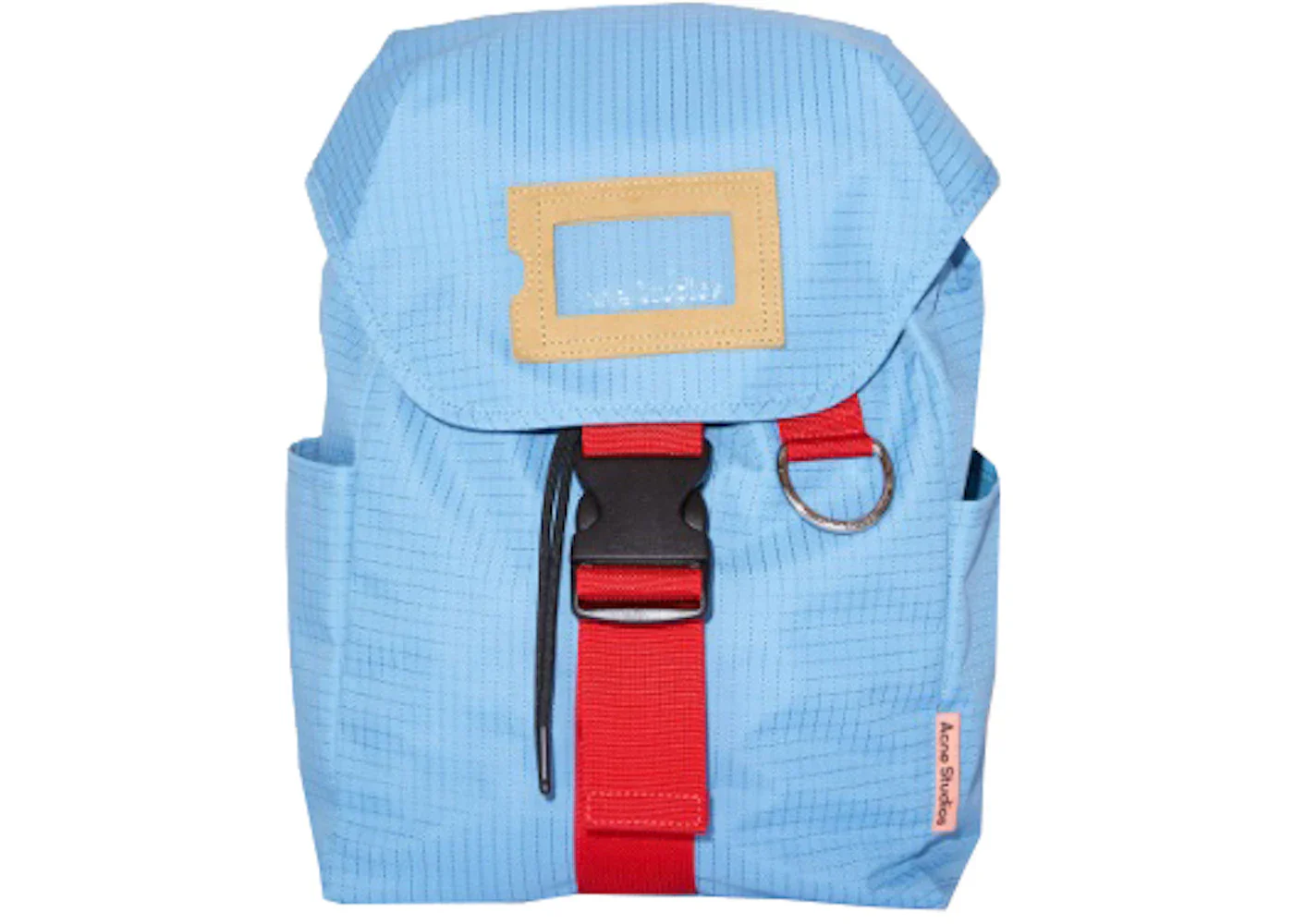 Acne Studios Nylon Backpack Pale Blue/Red