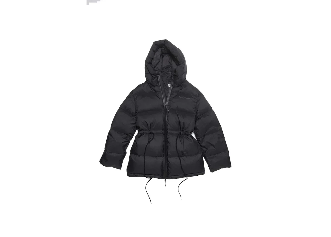 Acne Studios Nylon Hooded Puffer Jacket Black