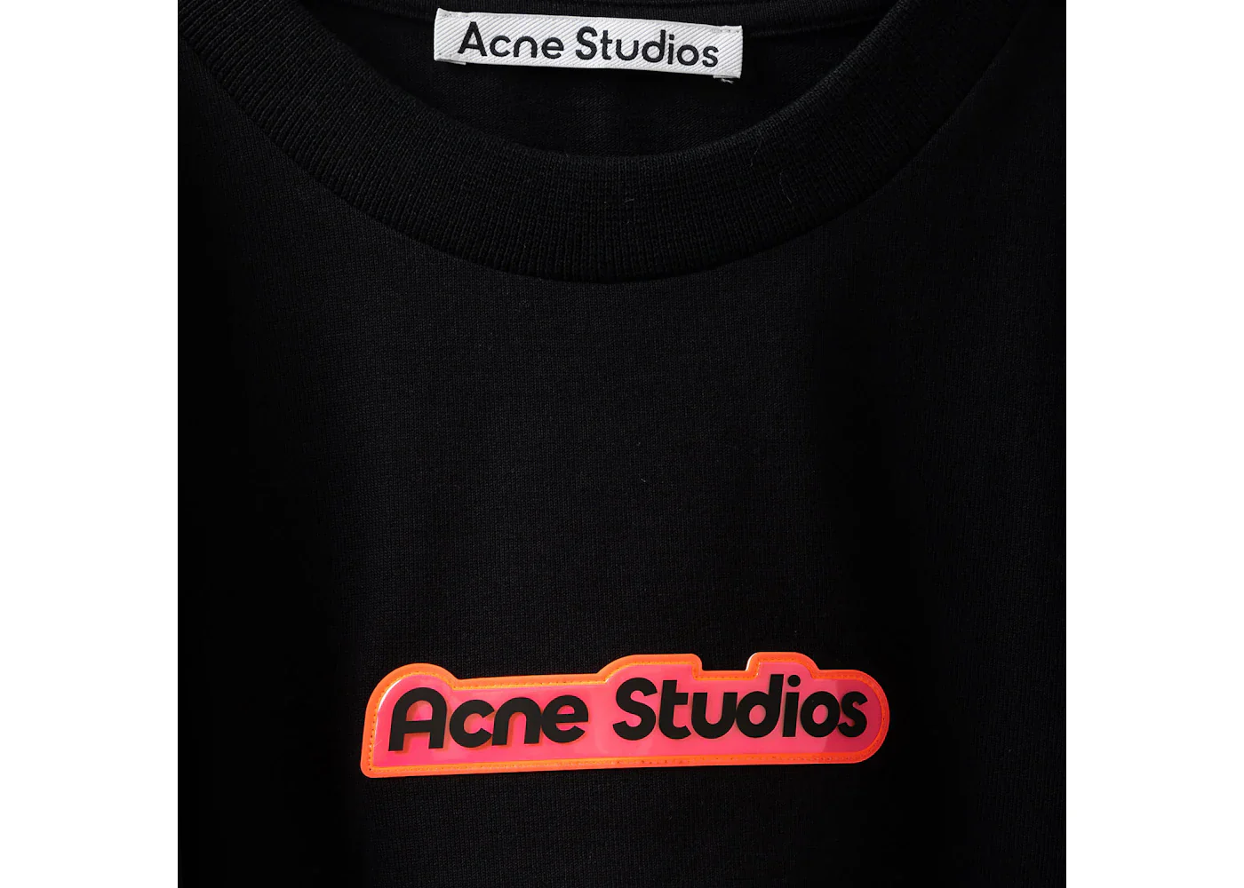 Acne Studios Patch T-Shirt Black - Image 2