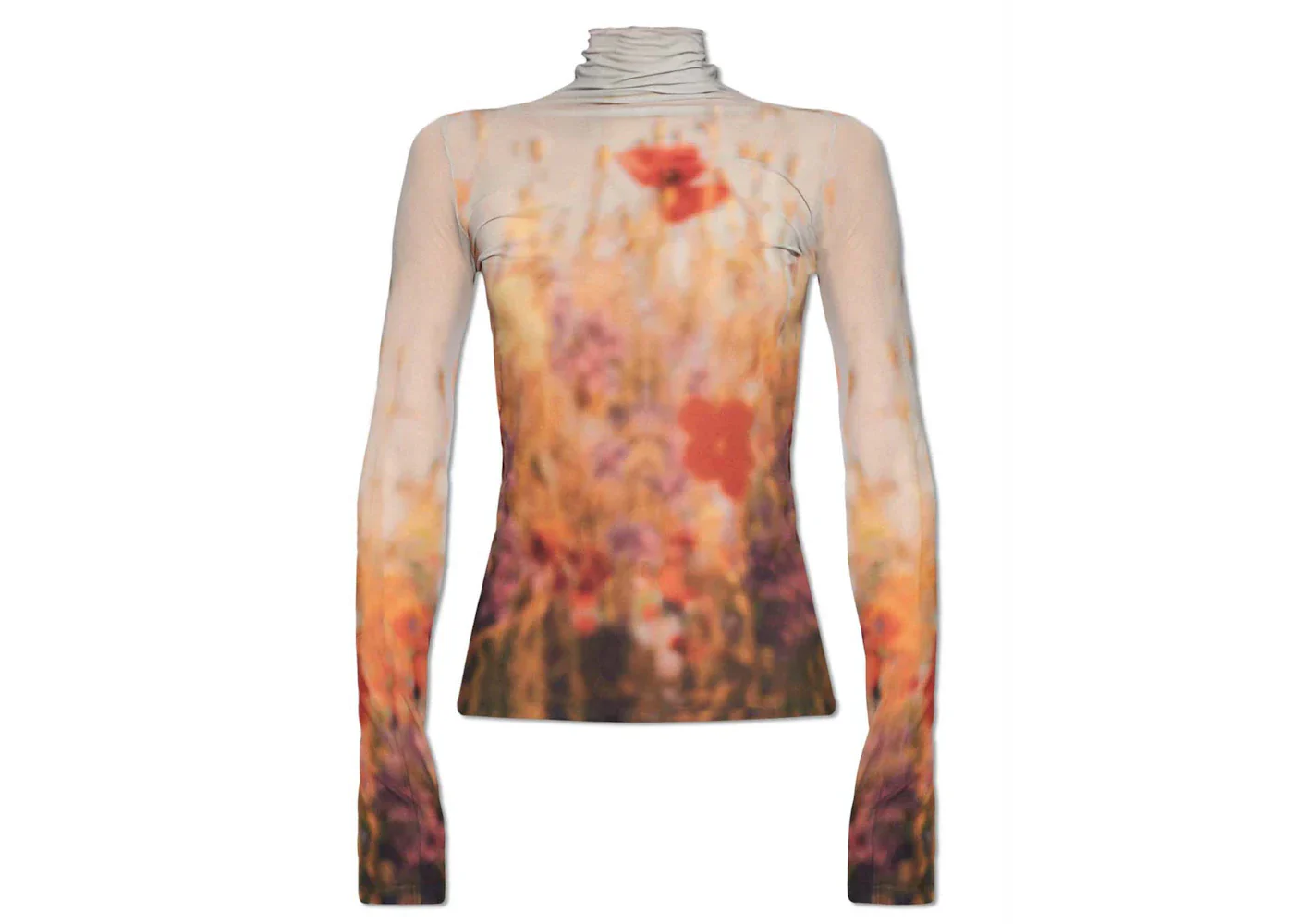 Acne Studios Printed Seamless AM4 Top Grey Multi