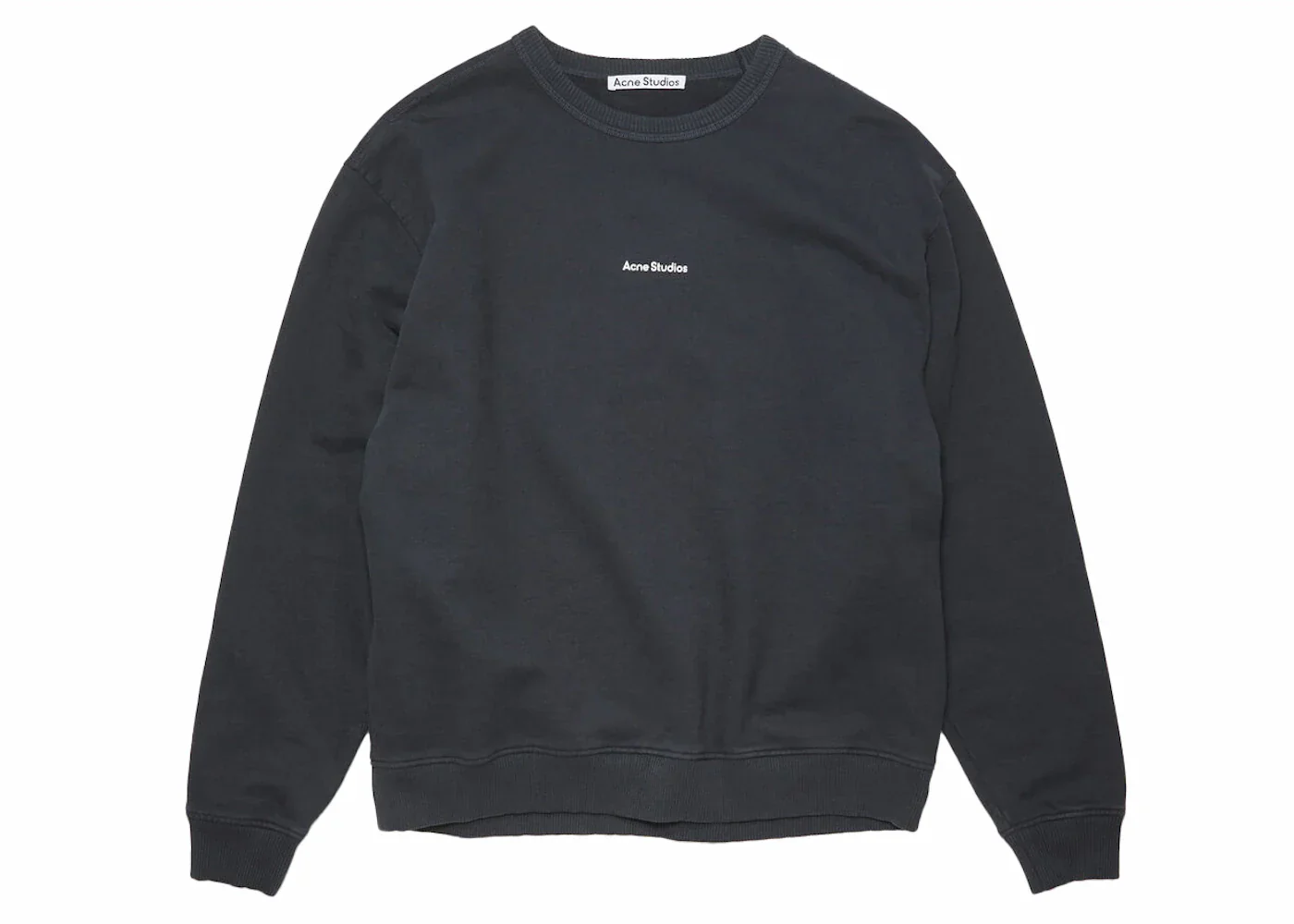 Acne Studios Stamp Logo Crewneck Black