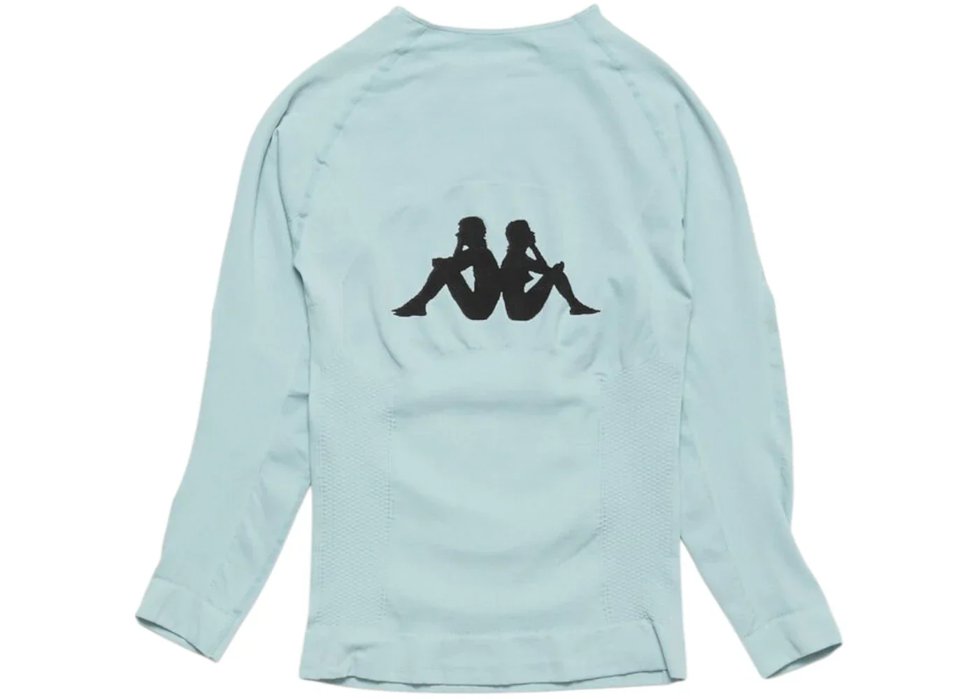 Acne Studios x Kappa Long Sleeve Logo T-shirt Blue/White - Image 2