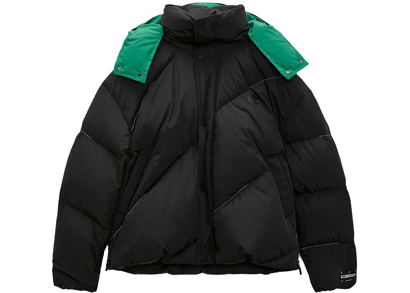 ADER error x Zara Oversized Puffer Jacket Black
