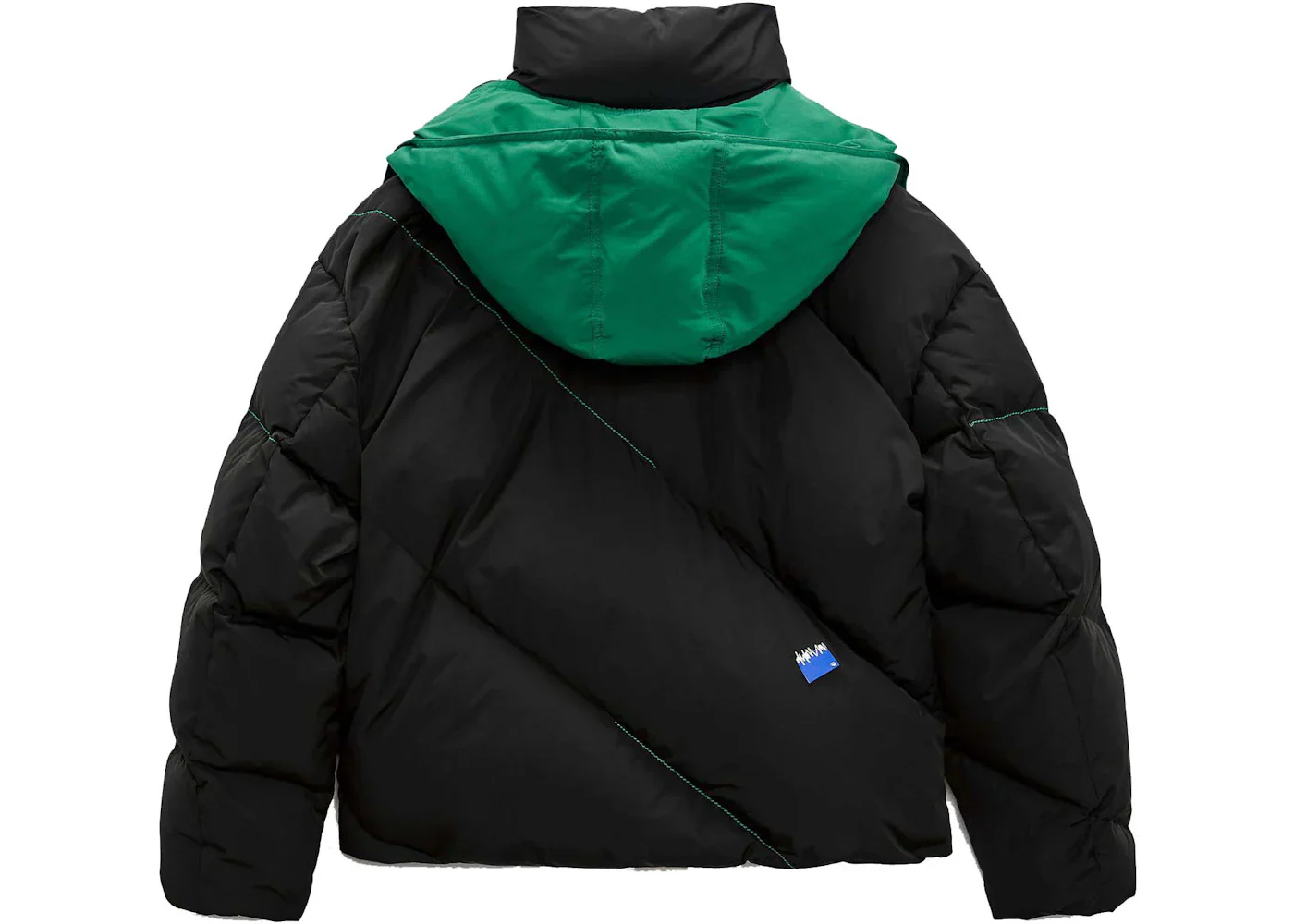 ADER error x Zara Oversized Puffer Jacket Black - Image 2