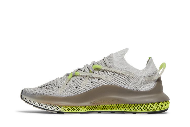 adidas 4D Fusio Grey Solar Yellow - Image 3