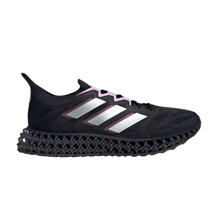 adidas 4DFWD 3 Core Black Silver Metallic Cloud White (Women's)
