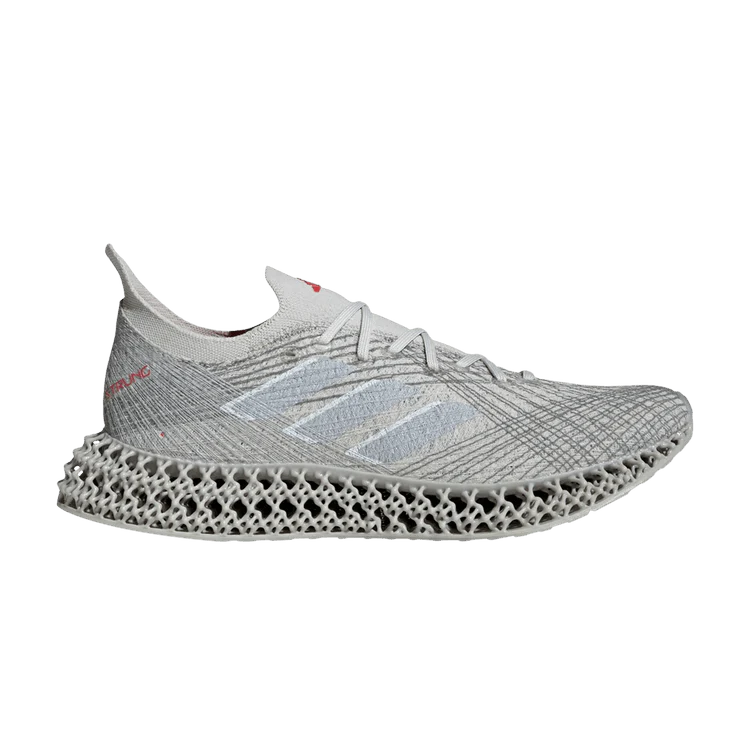 adidas 4DFWD Strung Grey Matte Silver Pure Ruby