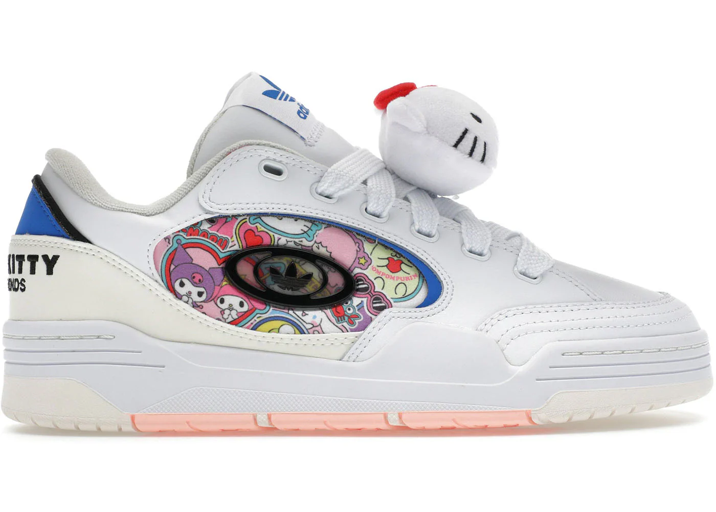 adidas ADI2000 Cloud White Off White Clear Orange (Women's) - Image 2