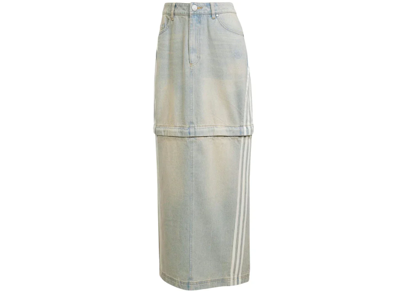 adidas Adilenium Season 3 Two-In-One Denim Skirt Light Denim