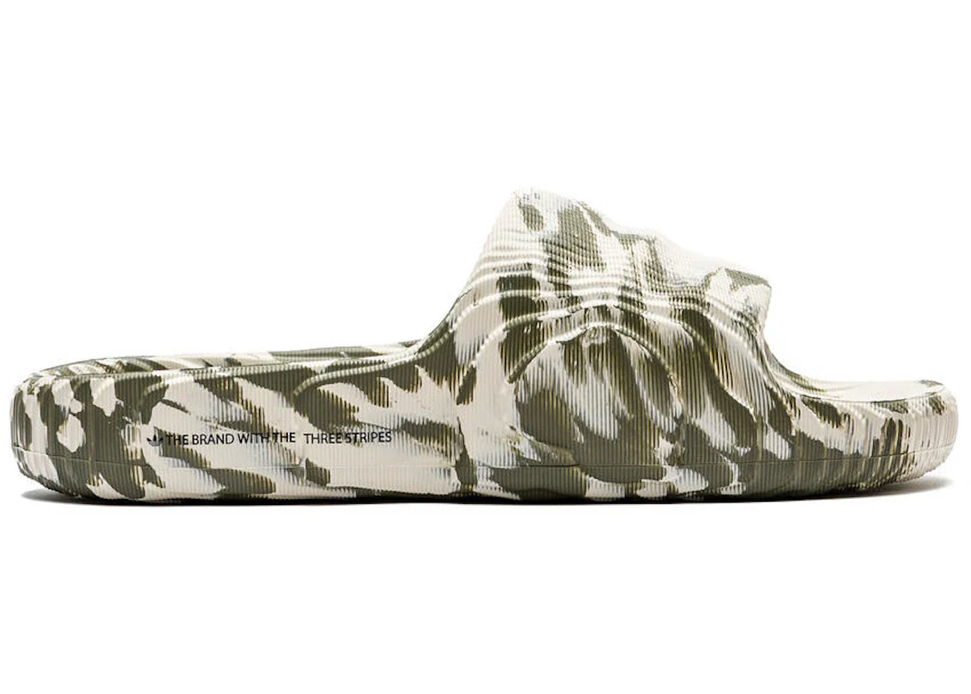 adidas Adilette 22 Slides Olive Strata - Image 2