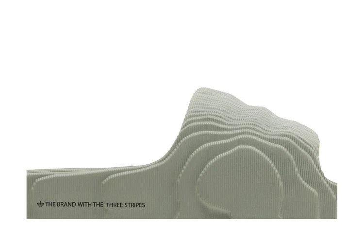 adidas Adilette 22 Slides Silver Green (Women's) - Image 2