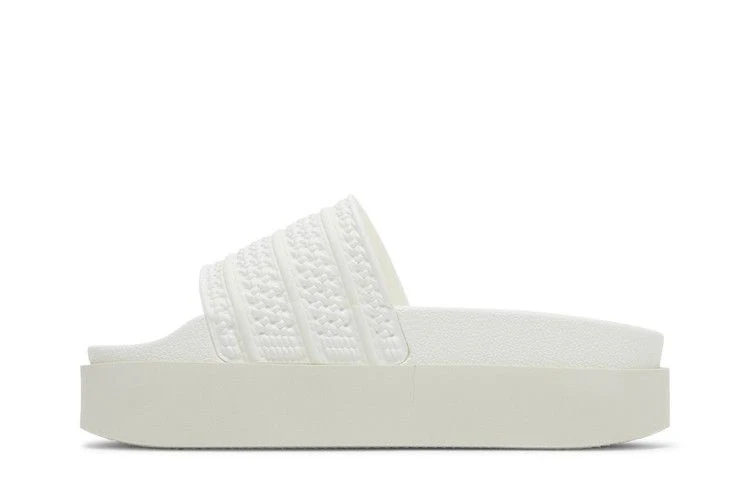adidas Adilette Bonega Slides Cloud White Off White Off White (Women's) - Image 3