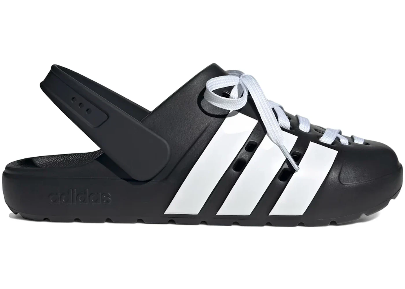 adidas Adilette Clog 2.0 Black Cloud White